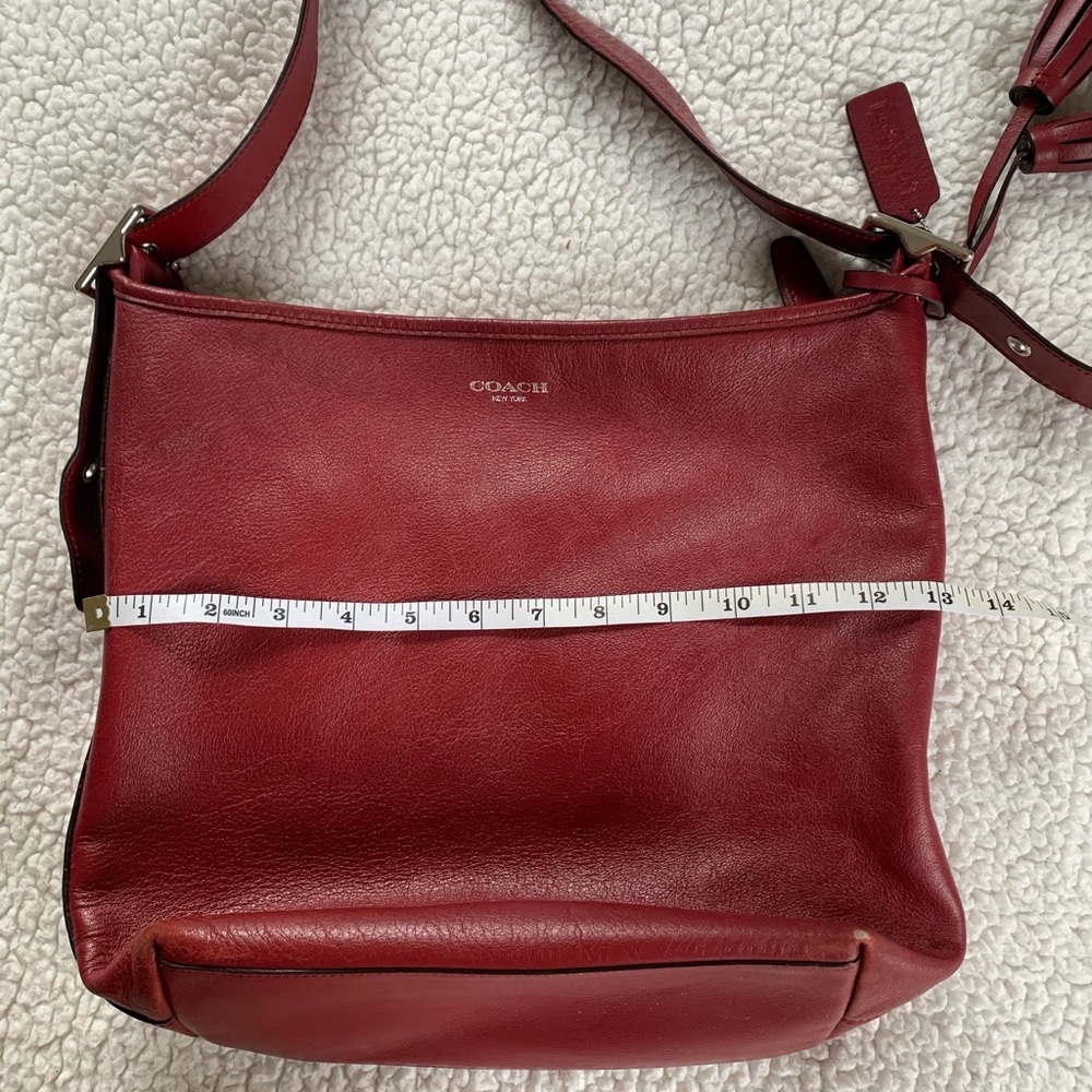 ❌SOLD❌Coach Legacy Duffel Shoulder Bag - Red - Picture 15 of 16